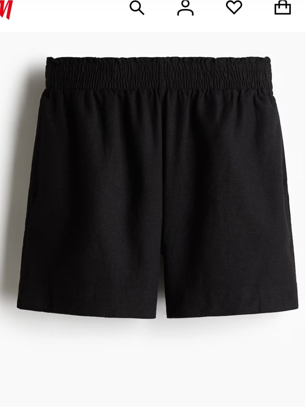H&M linen shorts sz m
